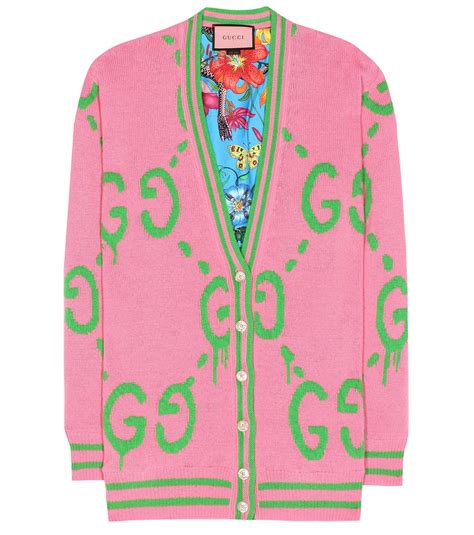 gucci cardigan sweater pink men|gucci outlet cardigan.